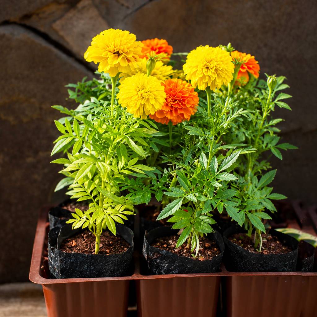Inca Marigold 6 Plant